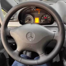 Чохол Обплетення Керма для Mercedes Sprinter / Vito VW Crafter 2006-2015 Шкіра (Модельна Викрійка) №78