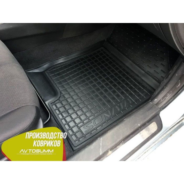 Автомобільні килимки в салон Hyundai Sonata NF/6 2005-2010 (Avto-Gumm)