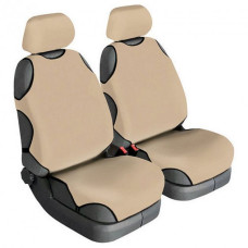 Авточохли майки для передніх сидінь Beltex COTTON Бежеві (BX11810)