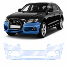 Антигравийная защитная бронепленка по лекалам для Audi Q5 8R 2008-2017 - передний бампер
