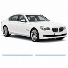 Антигравийная защитная бронепленка по лекалам для BMW 7 Series F01/F02 2008-2015 - нижняя зона кузова пороги