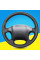 Чехол Оплетка Руля для Hyundai Tucson 2006-2014 Кожа (Модельная Выкройка) №28