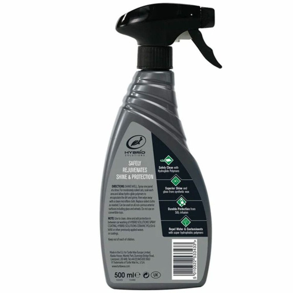 Керамический детейлер полироль для кузова Turtle Wax Hybrid Solutions Ceramic 3 in 1 Detailer 500 мл (53354)