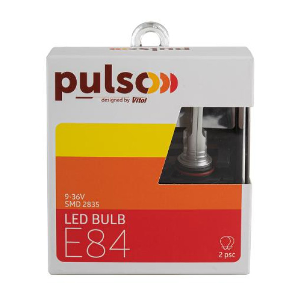 LED лампи для авто Pulso E84-HB3 HB4 2835 9-36V 2x15w 2000Lm 4300K