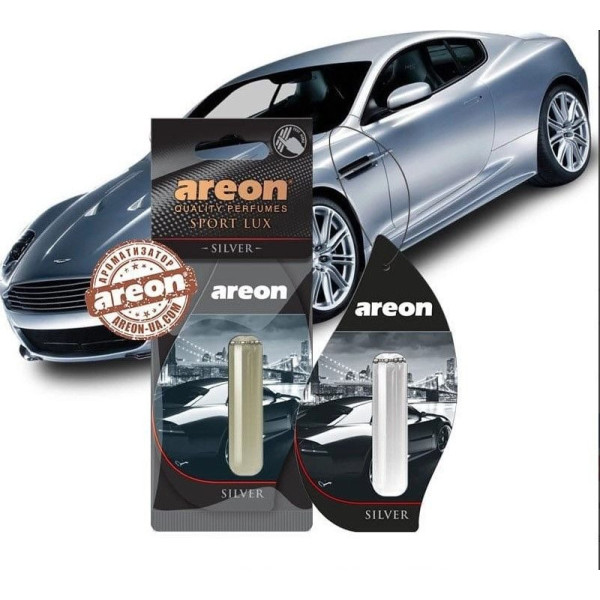 Набор Ароматизаторов воздуха Areon Car Silver (Silver)