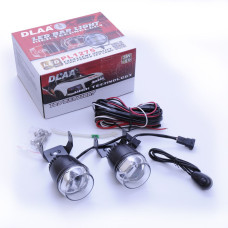 Протитуманні LED Фари круглі / Лінзовані / кнопка вкл / викл / D70 мм / 12V / 9W / 6000K-ZES / 2 шт