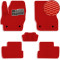 Коврики в салон EVA для Mazda 3 II BL SD/HB 2009-2013 с подпятником Красные 5 шт