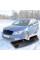 Зимняя накладка на решетку радиатора Skoda Octavia A5 С 2010-2014 Глянец (WS10409)