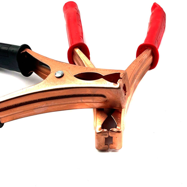 Затискачі клем акумуляторні крокодили 200А мідне покриття 150 мм x 85 мм x 0,8 мм SQ 1387 (JX-03)