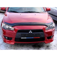 Дефлектор капота мухобойка Mitsubishi Lancer 2007 длинный