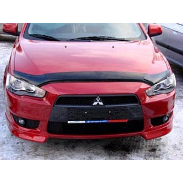 Дефлектор капоту мухобійка для MITSUBISHI LANCER 2007 довгий