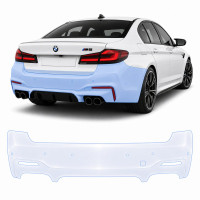 Антигравийная защитная бронепленка по лекалам для BMW M5 F90 2017-2023 - задний бампер