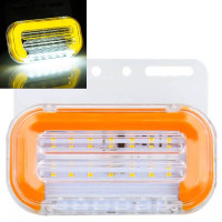 Габаритний вогонь LED для вантажівки 12/24В 110х40 см Функція повороту / Підсвічування номера Жовтий 1 шт