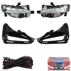LED Протитуманні фари для Toyota Corolla 2017-E17 USA DRL-12V3W з проводкою Комплект (TY-712L)
