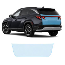 Антигравийная защитная бронепленка по лекалам для Hyundai Tucson NX4 facelift 2024- зона крышки багажника