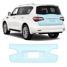 Антигравийная защитная бронепленка по лекалам для Infiniti QX80 Z62 2010-2017 - зона крышки багажника