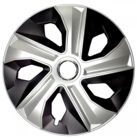 Колпак колеса Jestic LUNA R15 черный, серый 4 шт