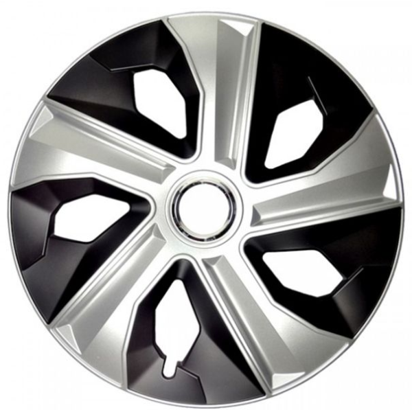 Ковпак колеса Jestic LUNA R15 чорний, сірий 4 шт