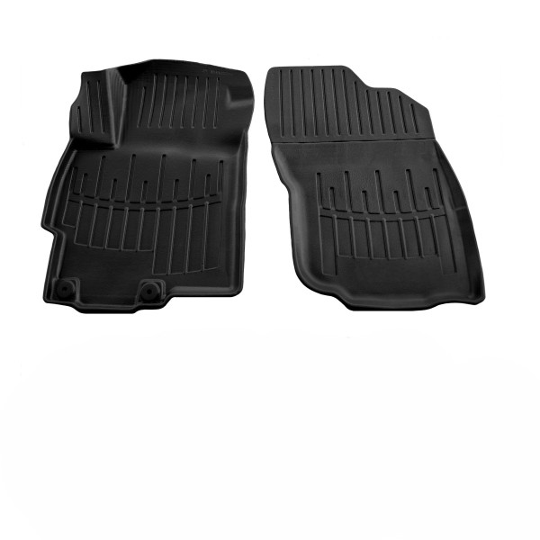 Передние автомобильные 3D коврики в салон для Mitsubishi Lancer X 2007-2015 Высокий борт