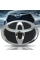Emblem for Toyota Corolla 140 x 95 mm 6 fasteners plastic (OEM: 75312-02050, 75301-02040)