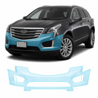Антигравійна захисна бронеплівка за лекалами для Cadillac XT5 I 2016-2019 - передній бампер