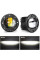 Bi-LED Фара додаткова Кругла 75x50 мм S-28 20W 10-80V W/W 4 360 1 шт (Біле Світло)