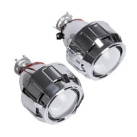 Линза биксенон 2.5'(D63 мм) H1(Н4/Н7) +маска G5 mini SUPER (Широкий охват) 2шт