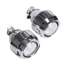Линза биксенон 2.5'(D63 мм) H1(Н4/Н7) +маска G5 mini SUPER (Широкий охват) 2шт