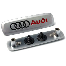 Емблема шильдик Audi для автомобільних килимків Алюміній 1 шт