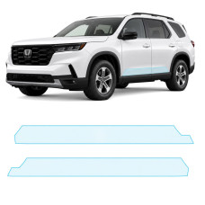 Антигравийная защитная бронепленка по лекалам для Honda Passport III facelift 2022- нижняя зона кузова пороги