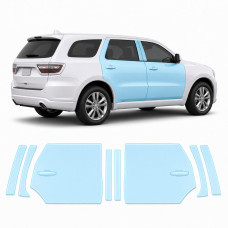 Антигравійна захисна бронеплівка за лекалами для Dodge Durango WD/WK2 2011-2020 - зони дверей і стійки вікон