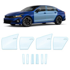 Антигравійна захисна бронеплівка за лекалами для Kia K5/Optima DL3 2020-2023 - зони дверей і стійки вікон