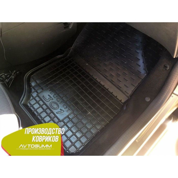 Передні килимки в автомобіль Peugeot 301 2013- (Avto-Gumm)