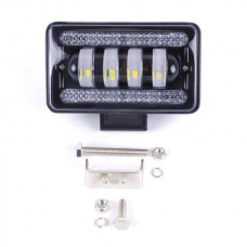Світлодіодна додаткова LED фара Квадрат 150x90x65 mm / Лінза з ДХО / 60W / 15W * 4 / 10-30V 1 шт
