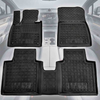 Автомобильные коврики в салон Zeeker 7X 2024- Комплект Черный (Avto-Gumm)