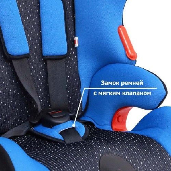 Дитяче автокрісло 1-12 років, 9-36 кг, Категорія 1/2/3 SIGER "Космо" Синій