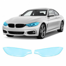 Антигравийная защитная бронепленка по лекалам для BMW 4 Series F32 2013-2020 - оптика (фары и ПТФ)