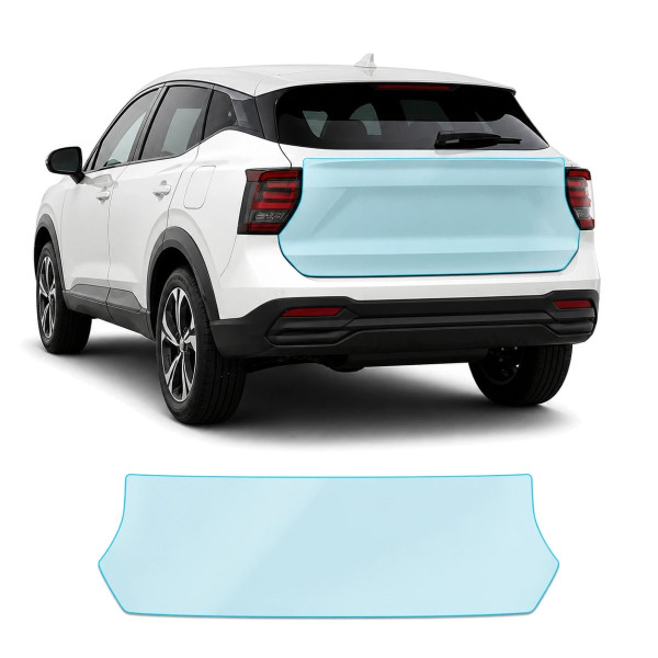 Антигравийная защитная бронепленка по лекалам для Nissan Kicks II 2025- зона крышки багажника