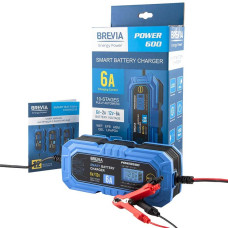 Зарядний пристрій Імпульсне автомобільного акумулятора АКБ Brevia Power 400 6V/12V 6A