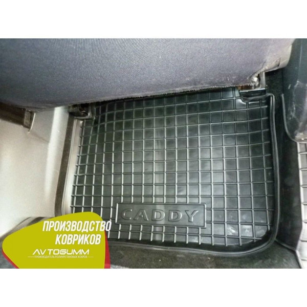 Автомобільні килимки в салон Volkswagen Caddy 2004- (3 двері) (Avto-Gumm)