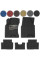 3D Коврики в салон для Nissan Qashqai 2007-2014 с подпяточником 5 шт (Rombus)