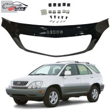 Дефлектор капоту мухобійка Lexus RX 1997-2003 з рамкою під решітку радіатора Євро Кріплення (Vip Tuning) LX02
