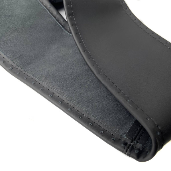 Чехол оплетка на руль Elegant Comfort L 39-4110,5 см обхват Кожа Гладкая Черная (EL105 003)
