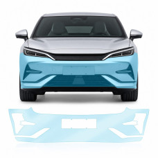 Антигравийная защитная бронепленка по лекалам для BYD Song L I 2024- передний бампер