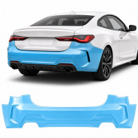 Антигравийная защитная бронепленка по лекалам для BMW 4 Series G22 2020-2024 - задний бампер