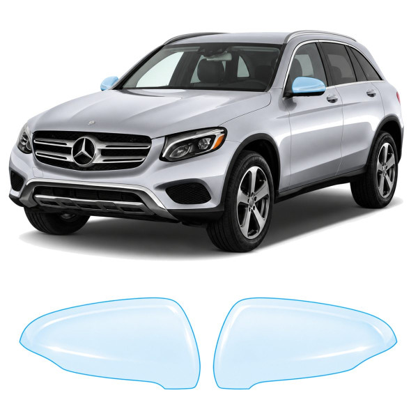 Антигравійна захисна бронеплівка за лекалами для Mercedes-Benz GLC X253 2015-2019 - дзеркала
