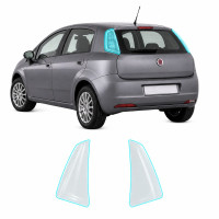 Антигравийная защитная бронепленка по лекалам для Fiat Punto (Grande Punto/Punto Evo) III 2005-2018 - задние фонари стопы