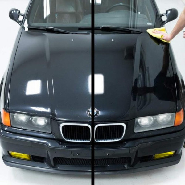 Черный полироль с тефлоном для кузова Turtle Wax Color Magic PTFE 500 мл Черный (53968/51768)