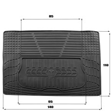 Коврик в багажник полиуретановый UNI-TRUNK TPE BOOT L size 1400x1100mm