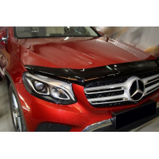 Дефлектор капота мухобойка Mercedes GLC-class 2015-
